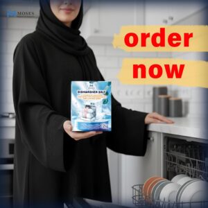 Dishwasher Salt, 2 × 2 kg, Limescale Protection, MOSES Salt (4KG)