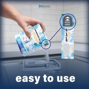 Dishwasher Salt, 2 × 2 kg, Limescale Protection, MOSES Salt (4KG)